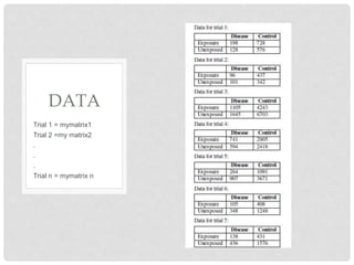 DATA
Trial 1 = mymatrix1
Trial 2 =my matrix2
.
.
.
Trial n = mymatrix n