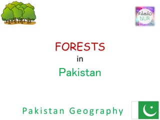 FORESTS
in
Pakistan
Pakistan Geography
 