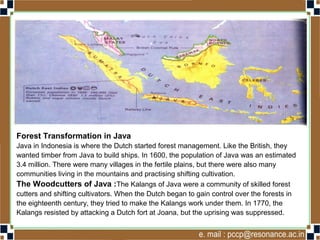 Forest society & Colonialism | PPT