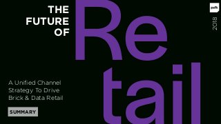A Unified Channel
Strategy To Drive
Brick & Data Retail
SUMMARY
THE
FUTURE
OF
2018
 