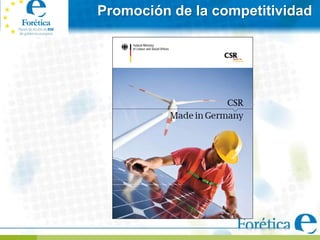 Promoción de la competitividad
 