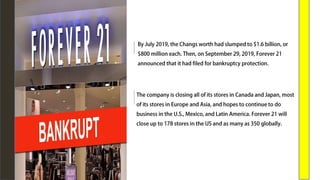 Downfall of Forever 21 | PPTX