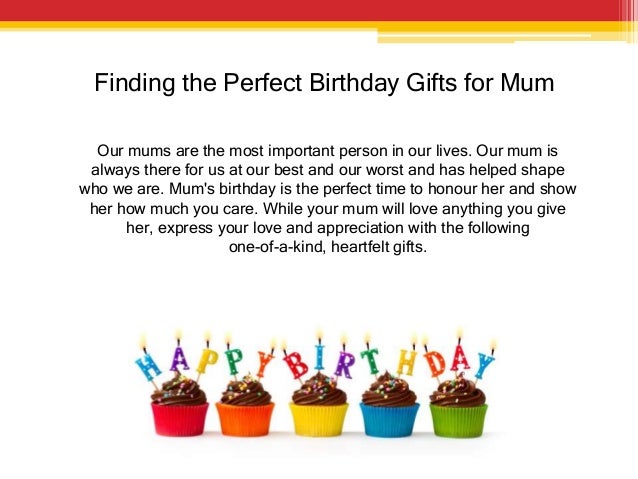 the best birthday gifts for mum