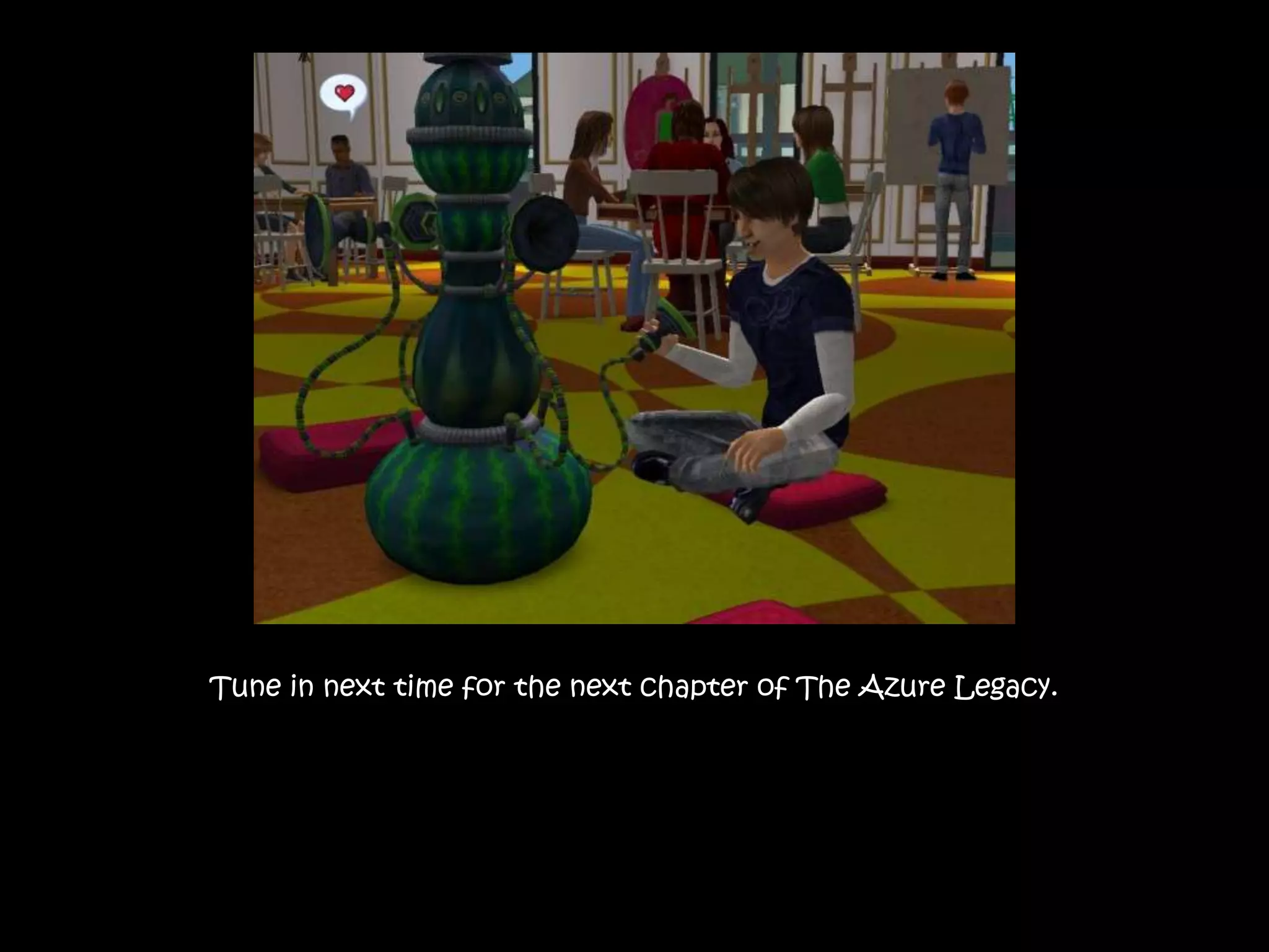 Tune in next time for the next chapter of The Azure Legacy.