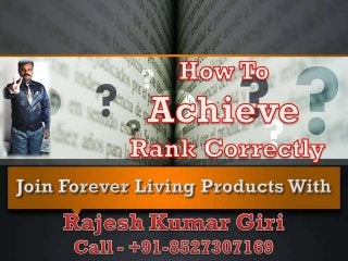How To Achieve Rank Excellently In Forever Living Products 