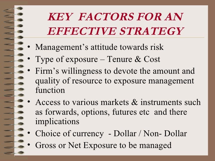 Types of exposure in forex market