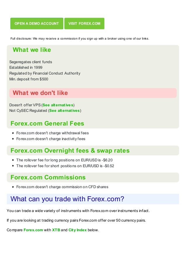 Forex Com Broker Review - 