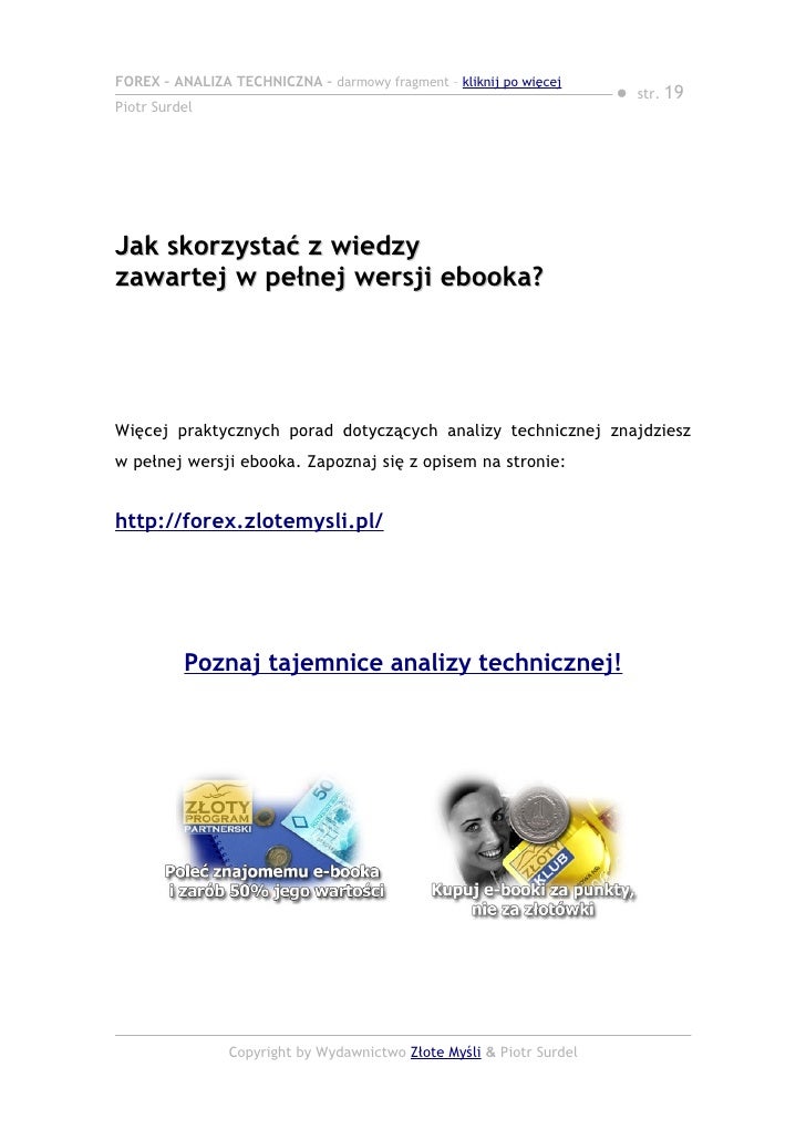 analiza techniczna forex