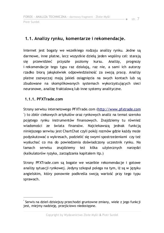 Piotr surdel forex pdf