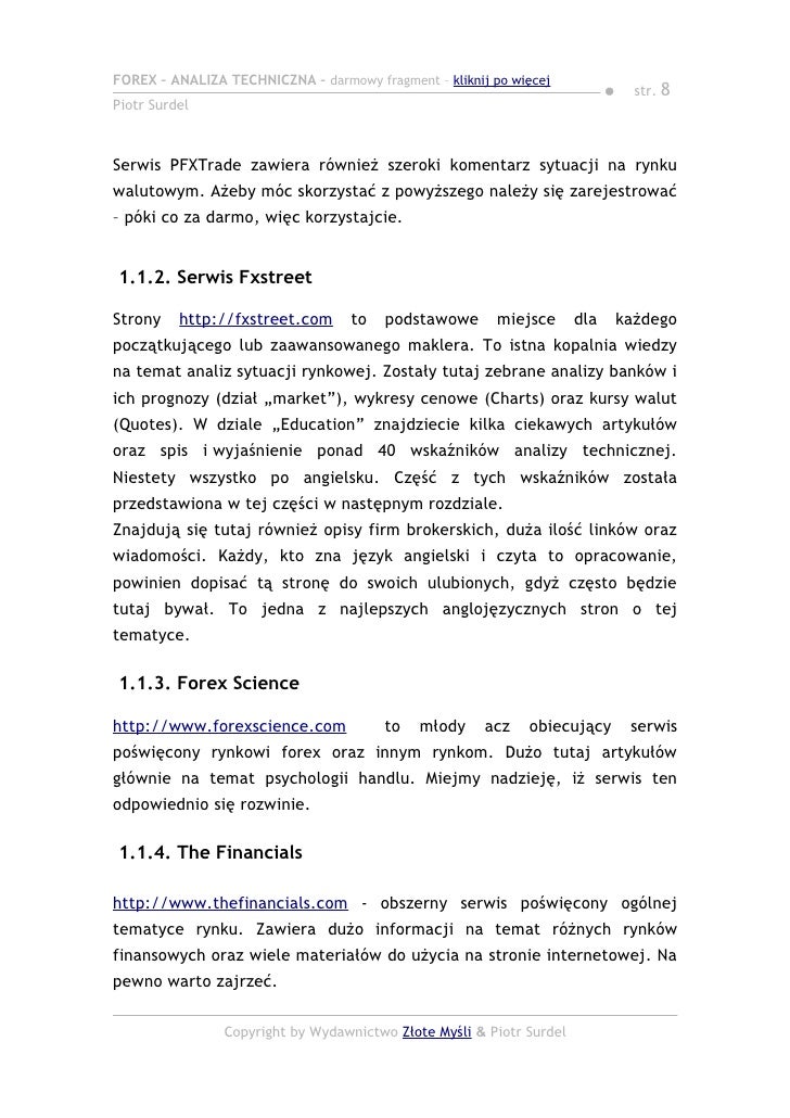Forex Analiza Techniczna Pobierz Darmowy Ebook Pdf - 