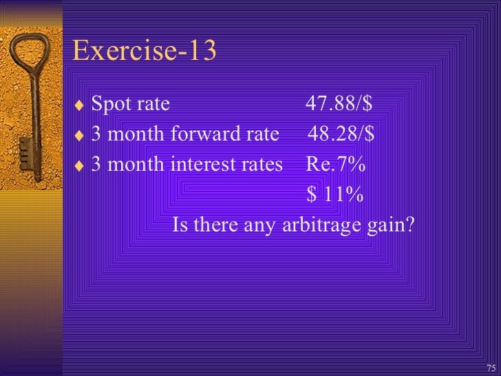 Forex interest rate arbitrage