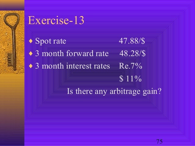 Forex interest rate arbitrage