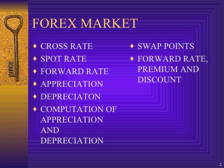 Forex forward market
