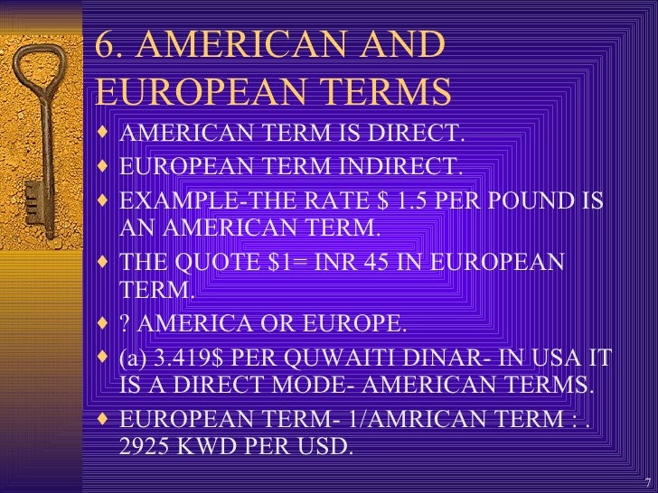 Direct indirect quote forex