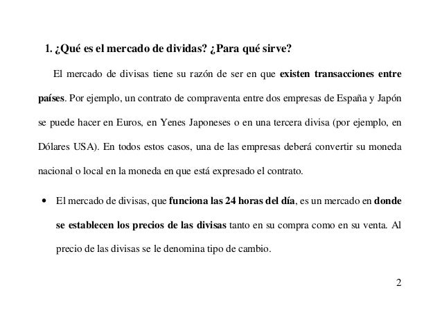 Que es el mercado forex