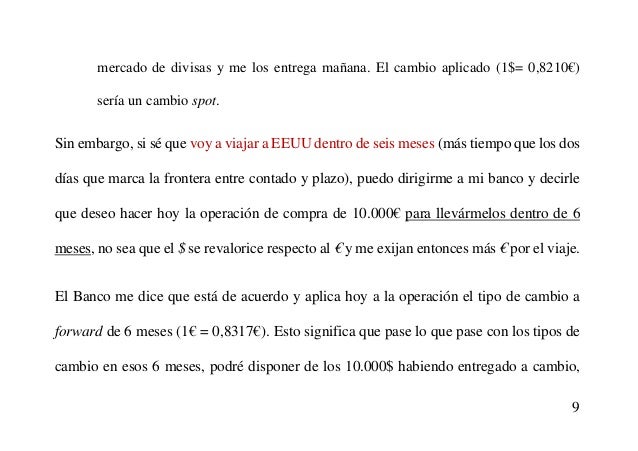 Ejemplo operacion forex