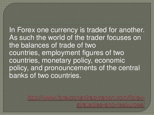 Forex strategies resources