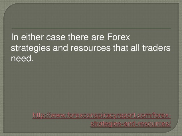 Forex strategy resources