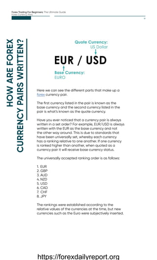 Forex Trading For Beginners – The Ultimate Trading Guide | PDF