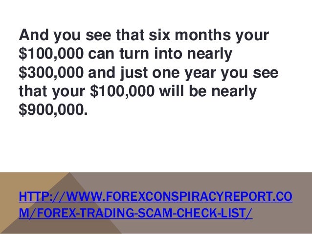 Forex scam list