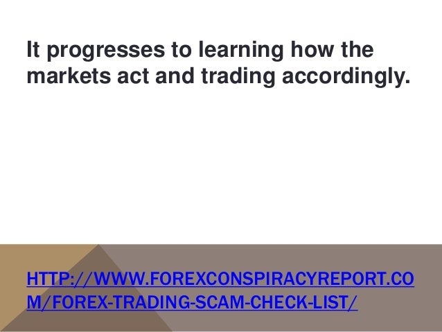 Forex confirmation checklist