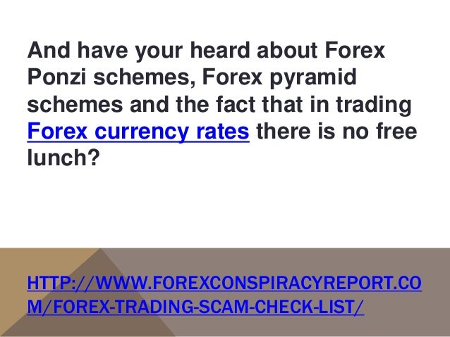 Forex Trading Scam Check List - 