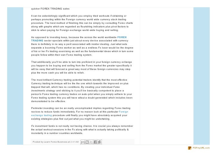 Forex sales consultant