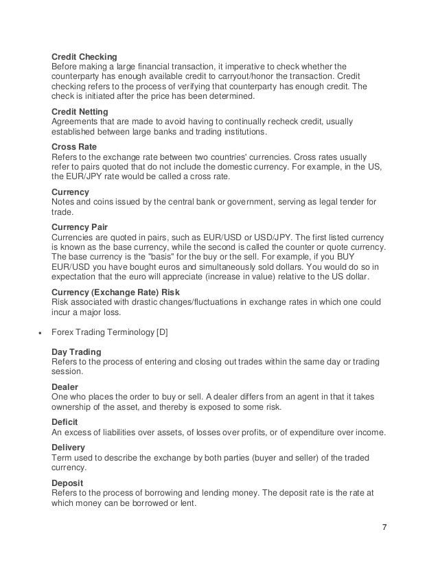 Forex broker cv