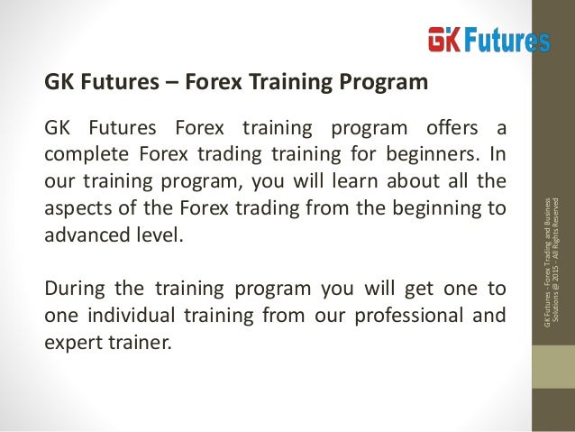 Forex trading training courses