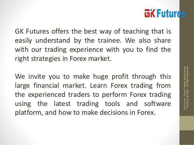 Trading strategies syllabus