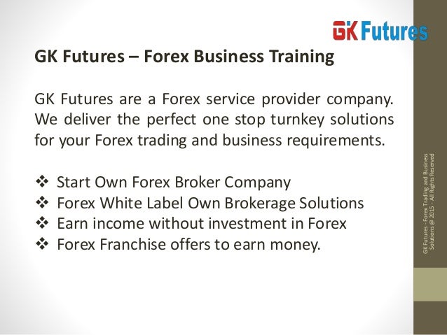 Forex franchise business