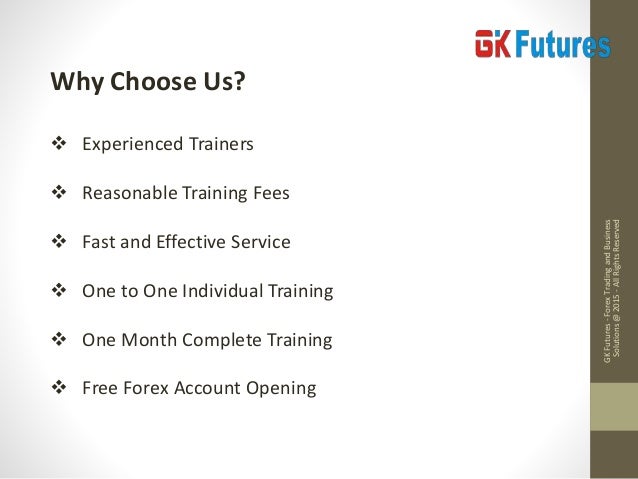 Forex Trading Training Course Trichy - 