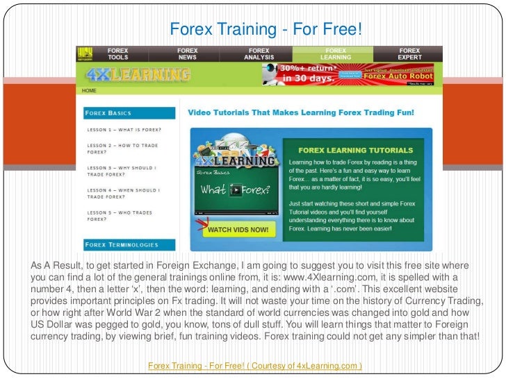 complimentary forex workshop