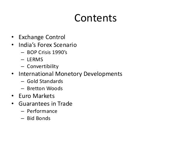 Forex management notes
