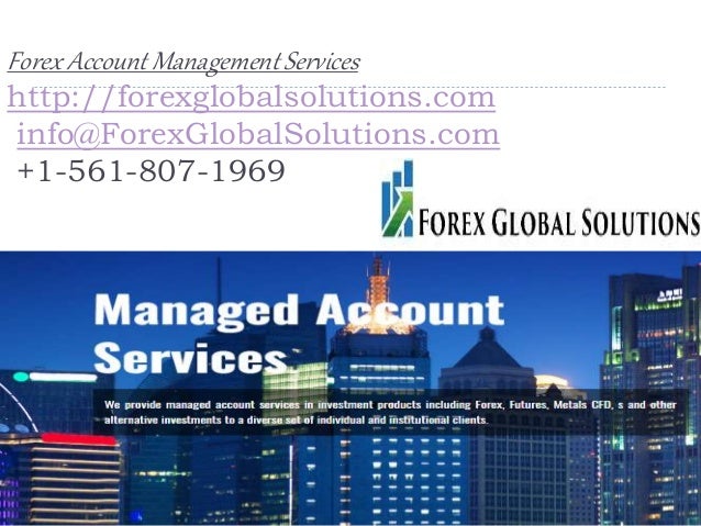 Forex Account Management Services - 