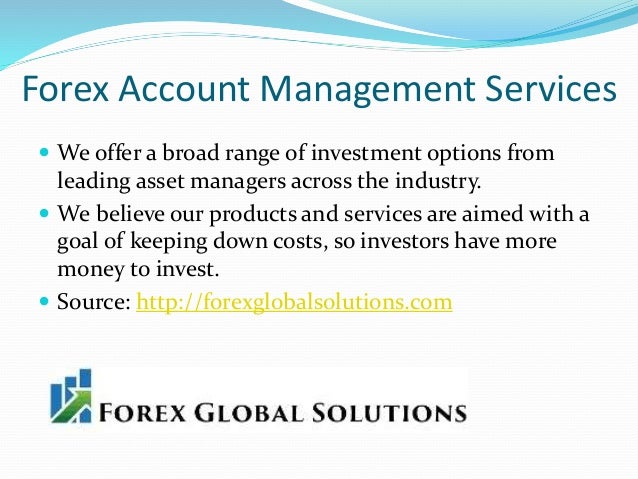 Forex Account Management Services - 