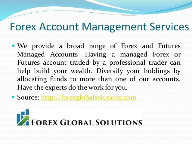 Forex Account Management Services - 