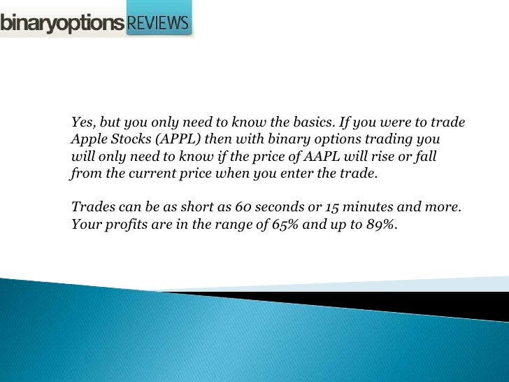 Does scottrade offer binary options