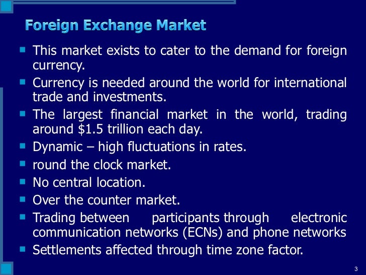 Over the counter forex market