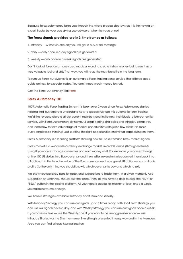 Forex automoney reviews