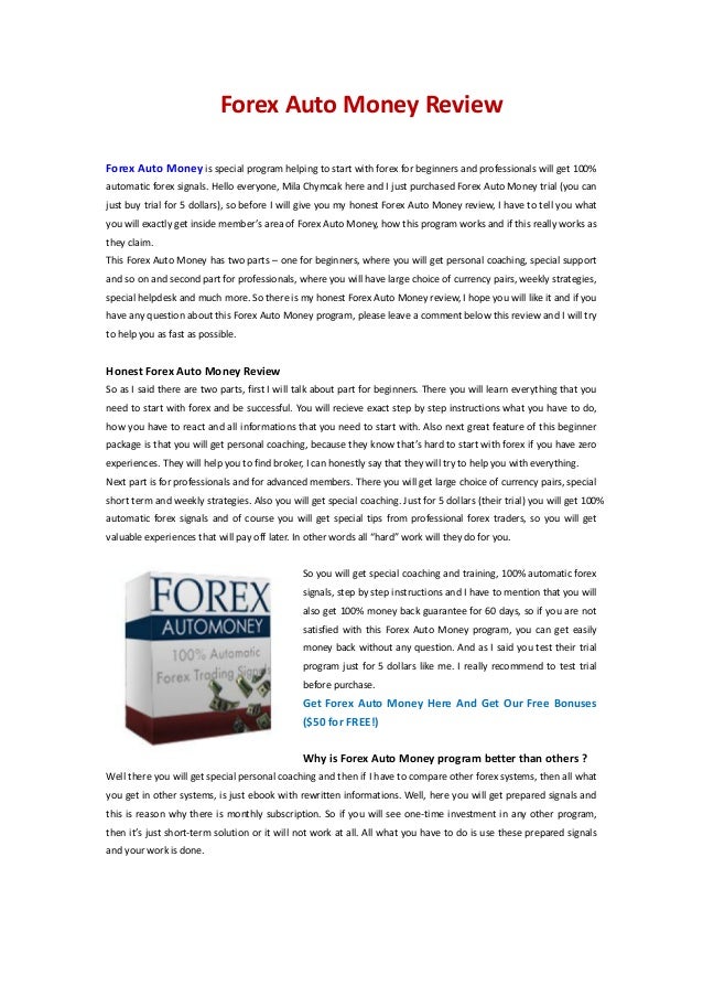 Forex Auto Money System - 