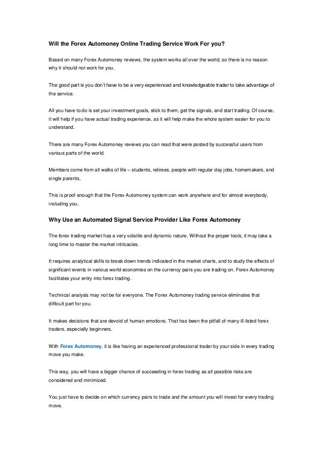 Forex automoney