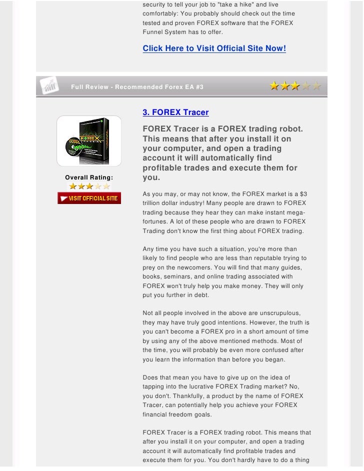 Forex Autotrading Software Reviews - 