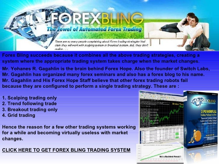 Trend following forex robot