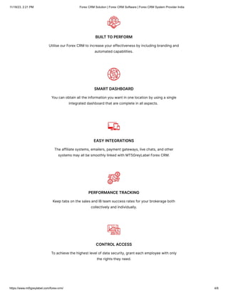forex crm with ib management