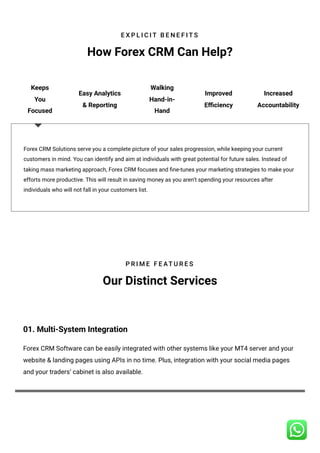 forex crm system for offshore brokers