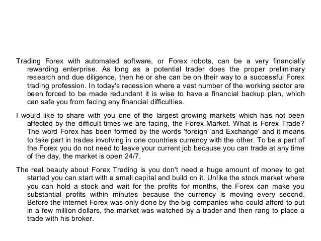 Forex how it works