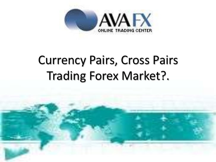 Forex currency pair stock image