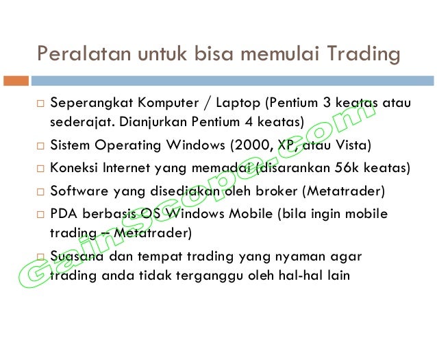 Berapa modal awal untuk trading forex
