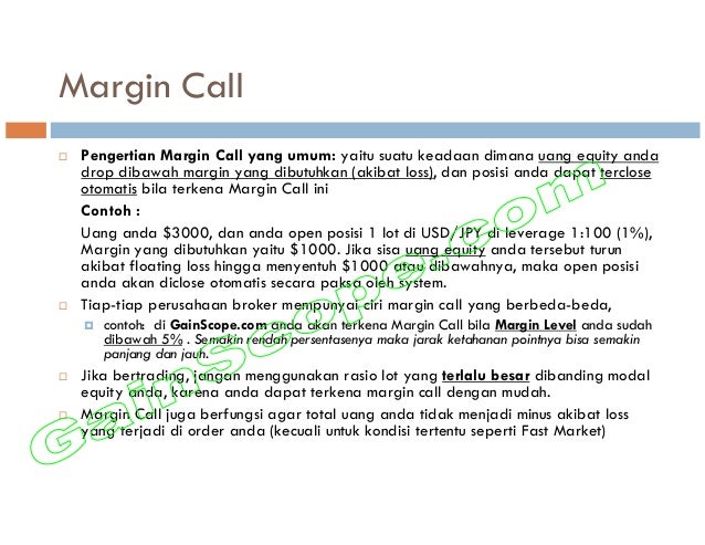 Pengertian dasar forex
